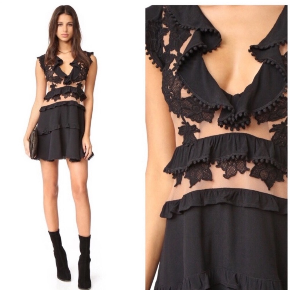 For Love and Lemons Laney Lou Dress, Size M
